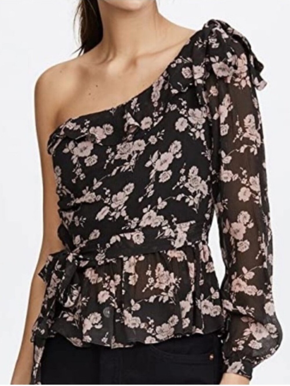 For Love And Lemons Theo One Shoulder Top
